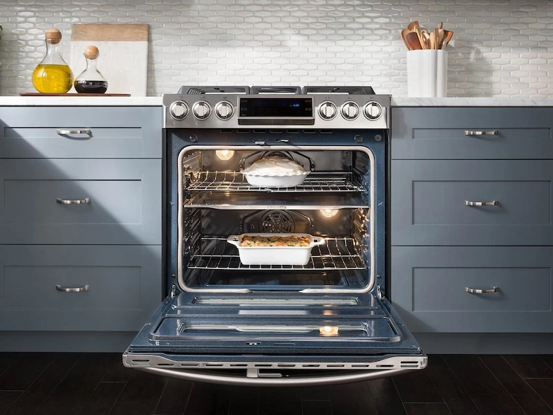 5.8 cu. ft. Slide-in Dual Fuel Range with Flex Duo™ & Dual Door NY58J9850WSAA