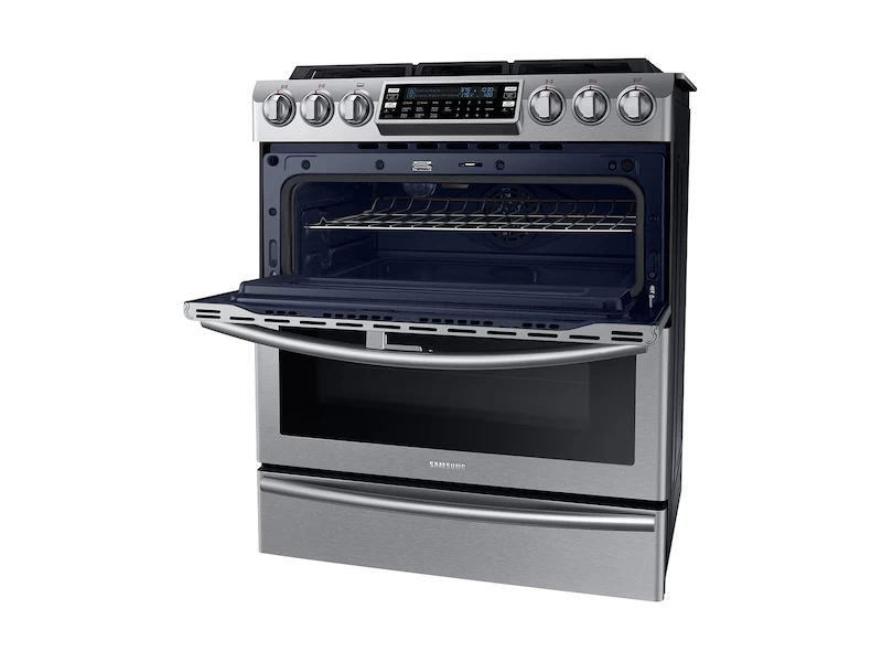 5.8 cu. ft. Slide-in Dual Fuel Range with Flex Duo™ & Dual Door NY58J9850WSAA