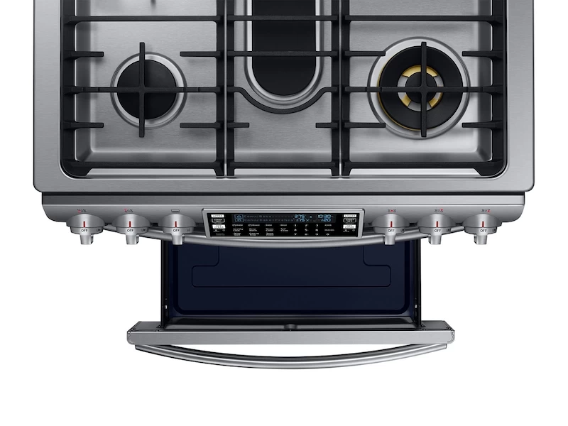 5.8 cu. ft. Slide-in Dual Fuel Range with Flex Duo™ & Dual Door NY58J9850WSAA