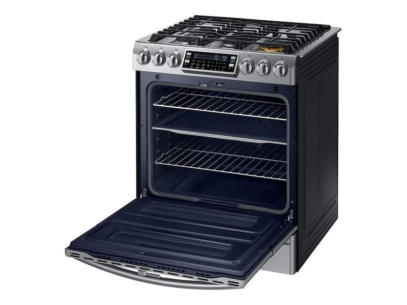 5.8 cu. ft. Slide-in Dual Fuel Range with Flex Duo™ & Dual Door NY58J9850WSAA