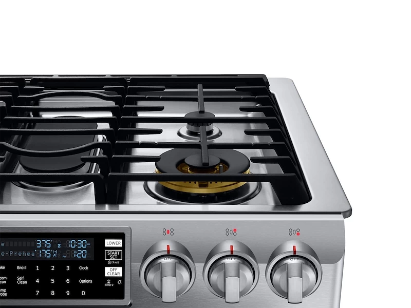 5.8 cu. ft. Slide-in Dual Fuel Range with Flex Duo™ & Dual Door NY58J9850WSAA