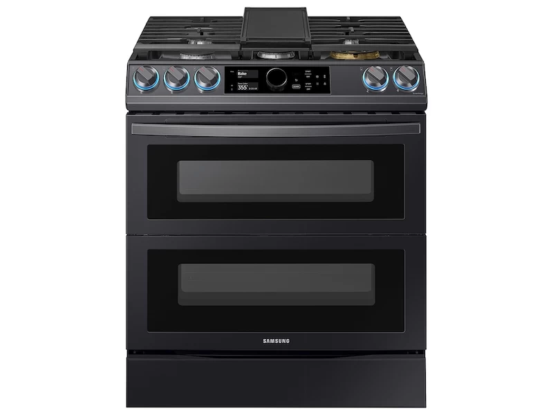 6.3 cu. ft. Flex Duo Front Control Slide-in Dual Fuel Range with Smart Dial, Air Fry, and Wi-Fi NY63T8751SGAA