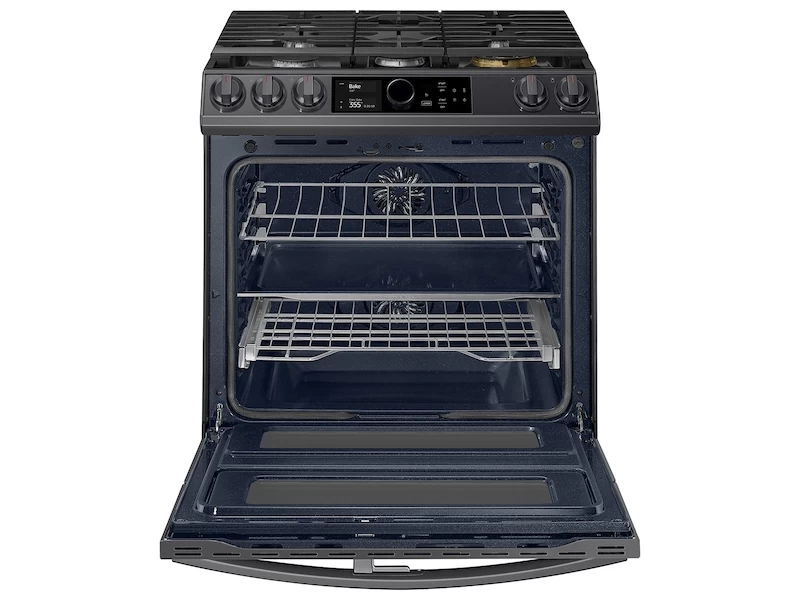 6.3 cu. ft. Flex Duo Front Control Slide-in Dual Fuel Range with Smart Dial, Air Fry, and Wi-Fi NY63T8751SGAA