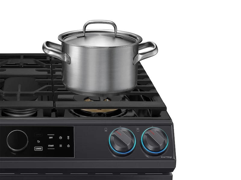 6.3 cu. ft. Flex Duo Front Control Slide-in Dual Fuel Range with Smart Dial, Air Fry, and Wi-Fi NY63T8751SGAA