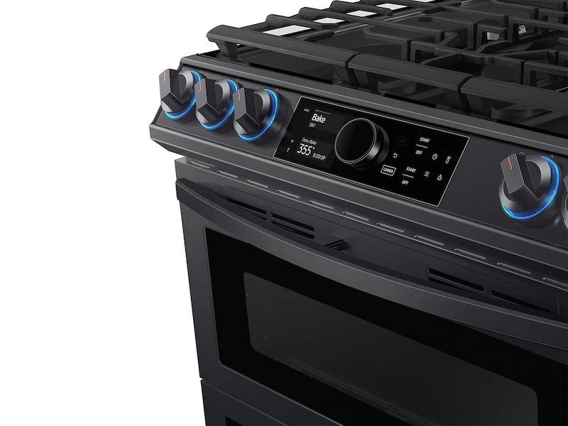 6.3 cu. ft. Flex Duo Front Control Slide-in Dual Fuel Range with Smart Dial, Air Fry, and Wi-Fi NY63T8751SGAA