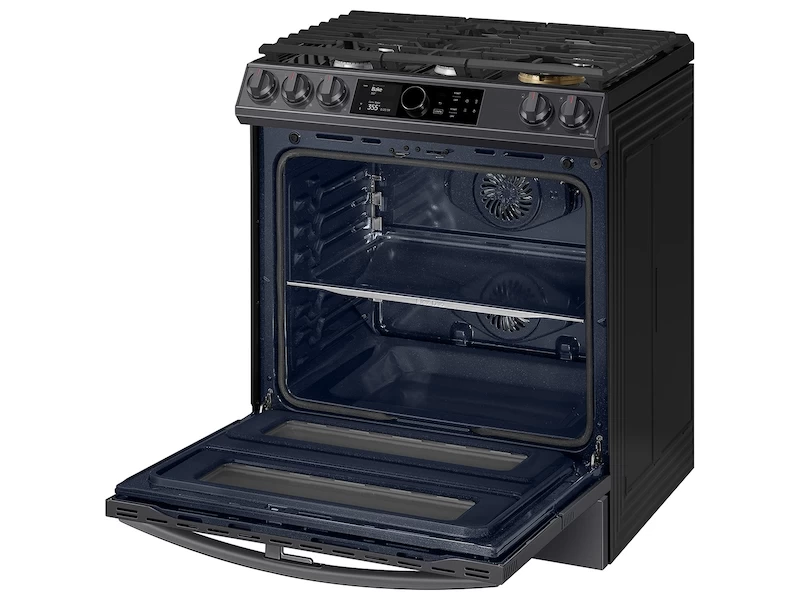 6.3 cu. ft. Flex Duo Front Control Slide-in Dual Fuel Range with Smart Dial, Air Fry, and Wi-Fi NY63T8751SGAA