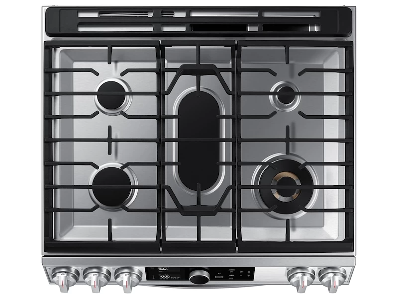 6.3 cu. ft. Flex Duo Front Control Slide-in Dual Fuel Range with Smart Dial, Air Fry, and Wi-Fi NY63T8751SSAA