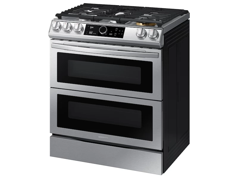6.3 cu. ft. Flex Duo Front Control Slide-in Dual Fuel Range with Smart Dial, Air Fry, and Wi-Fi NY63T8751SSAA