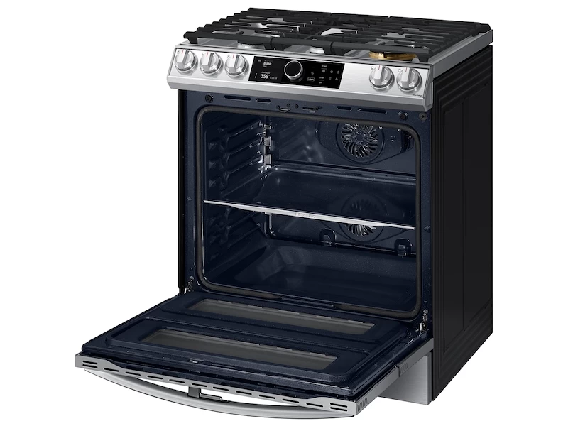 6.3 cu. ft. Flex Duo Front Control Slide-in Dual Fuel Range with Smart Dial, Air Fry, and Wi-Fi NY63T8751SSAA