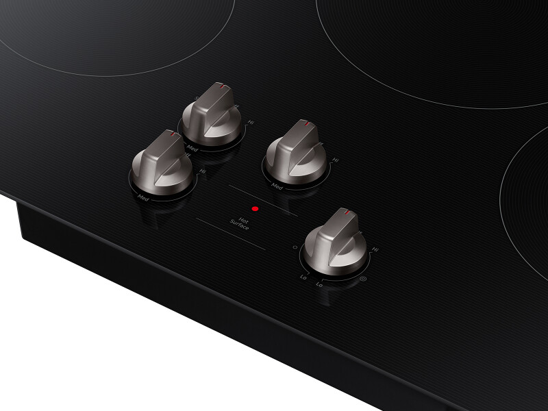 30" Electric ENERGY STARĀ® Certified Cooktop with 4 Elements in Black NZ30FG5332RKAA