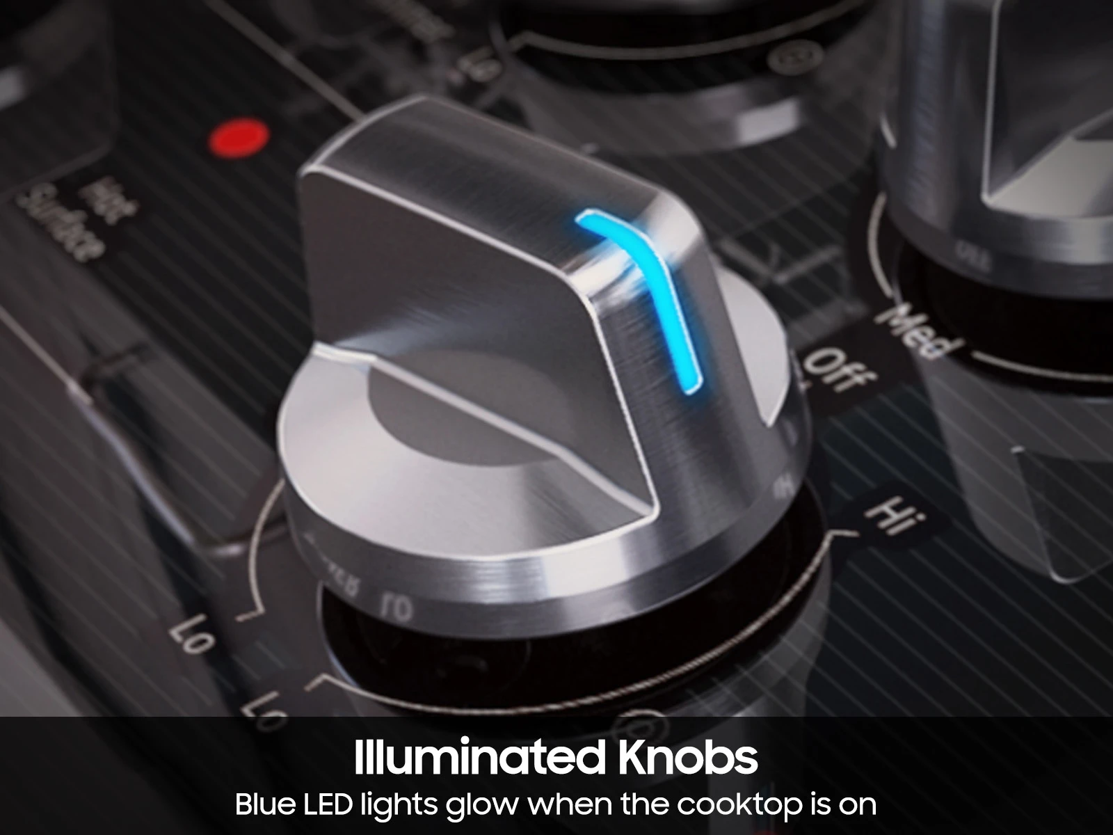 Electric Cooktop Illuminated Knobs | Wi-Fi Rapid Boil NZ30FG6332RKAA