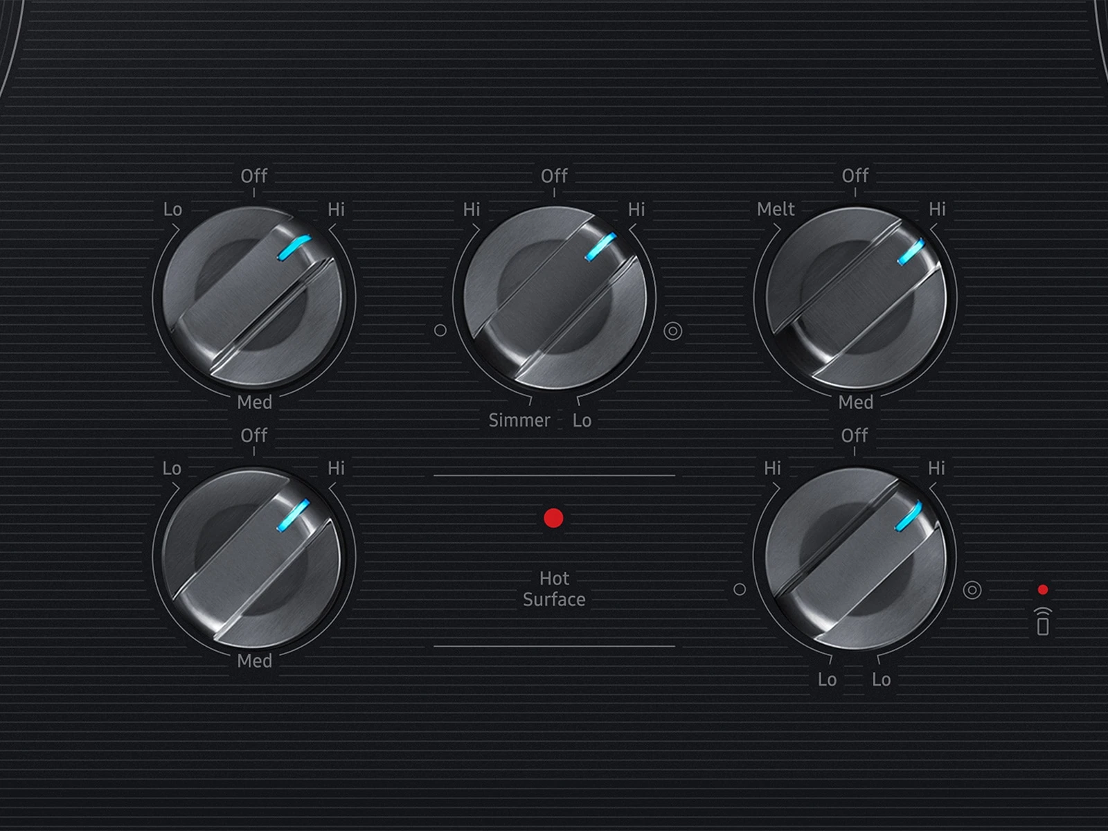 Electric Cooktop Illuminated Knobs | Wi-Fi Rapid Boil NZ30FG6332RKAA