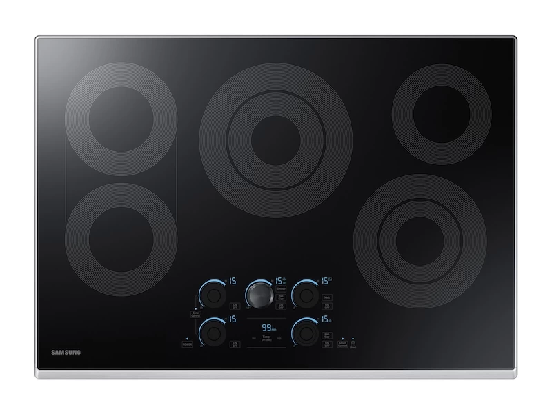 30" Smart Electric Cooktop with Sync Elements NZ30K7570RSAA