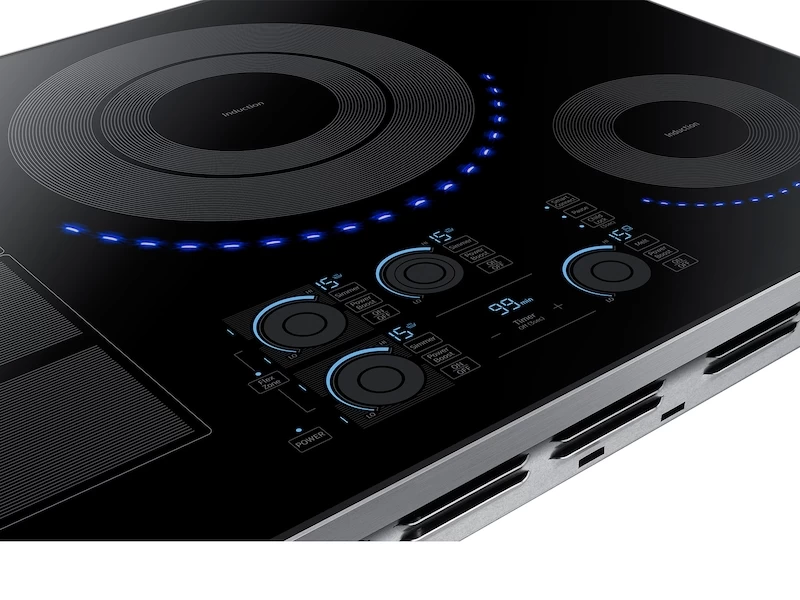 Induction Cooktop Virtual Flame | Wi-Fi Flex Zone Burner NZ30K7880USAA
