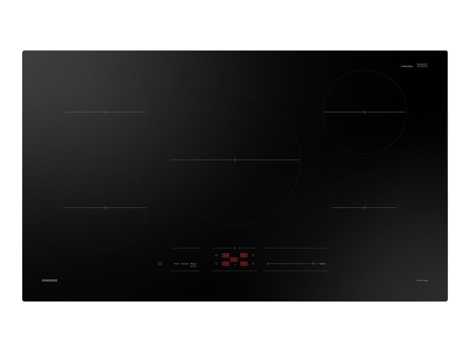 36" Smart Induction Cooktop with Wi-Fi in Black NZ36C3060UKAA