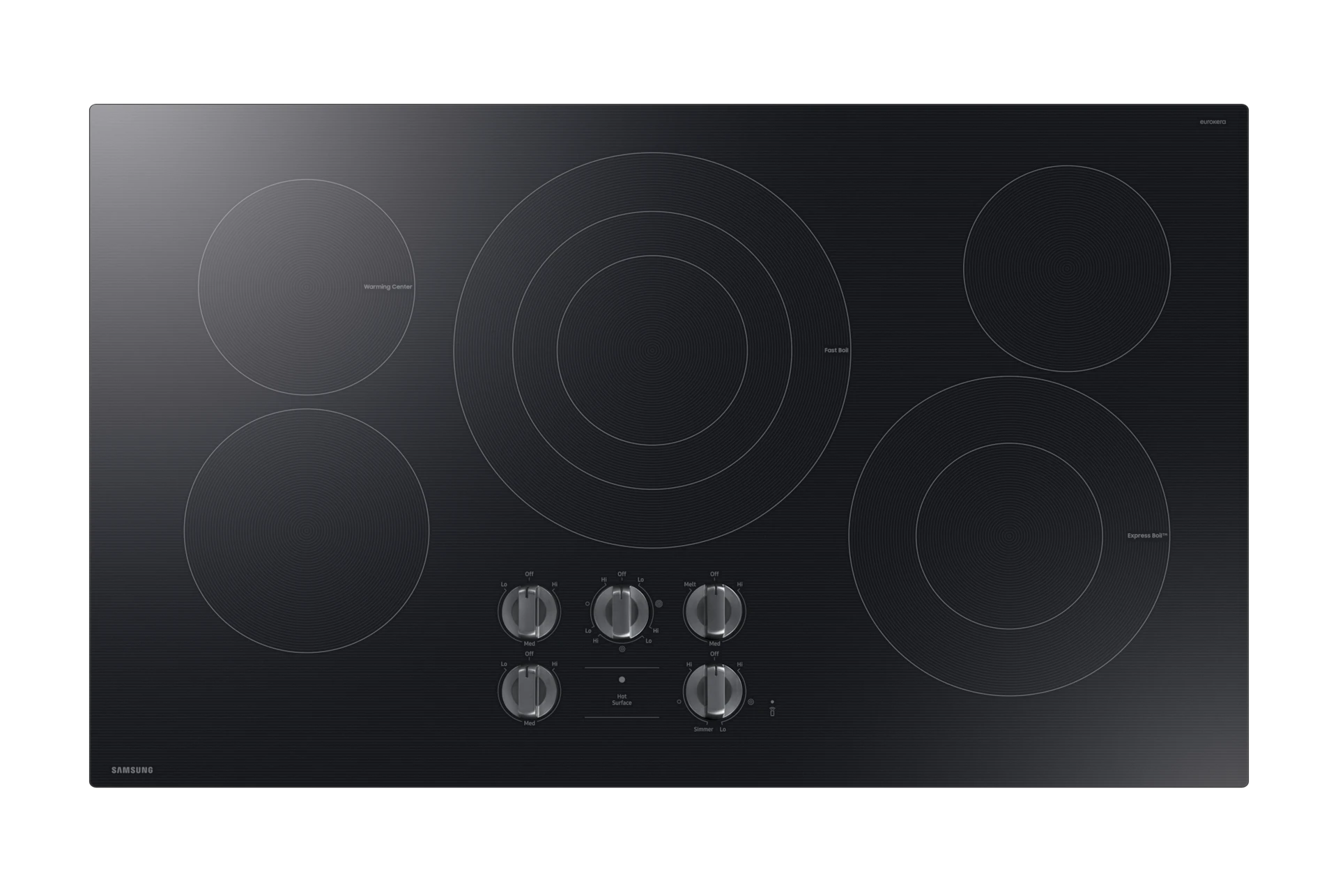 36" Electric ENERGY STAR® Certified Cooktop with Illuminated Knobs NZ36FG6432RKAA