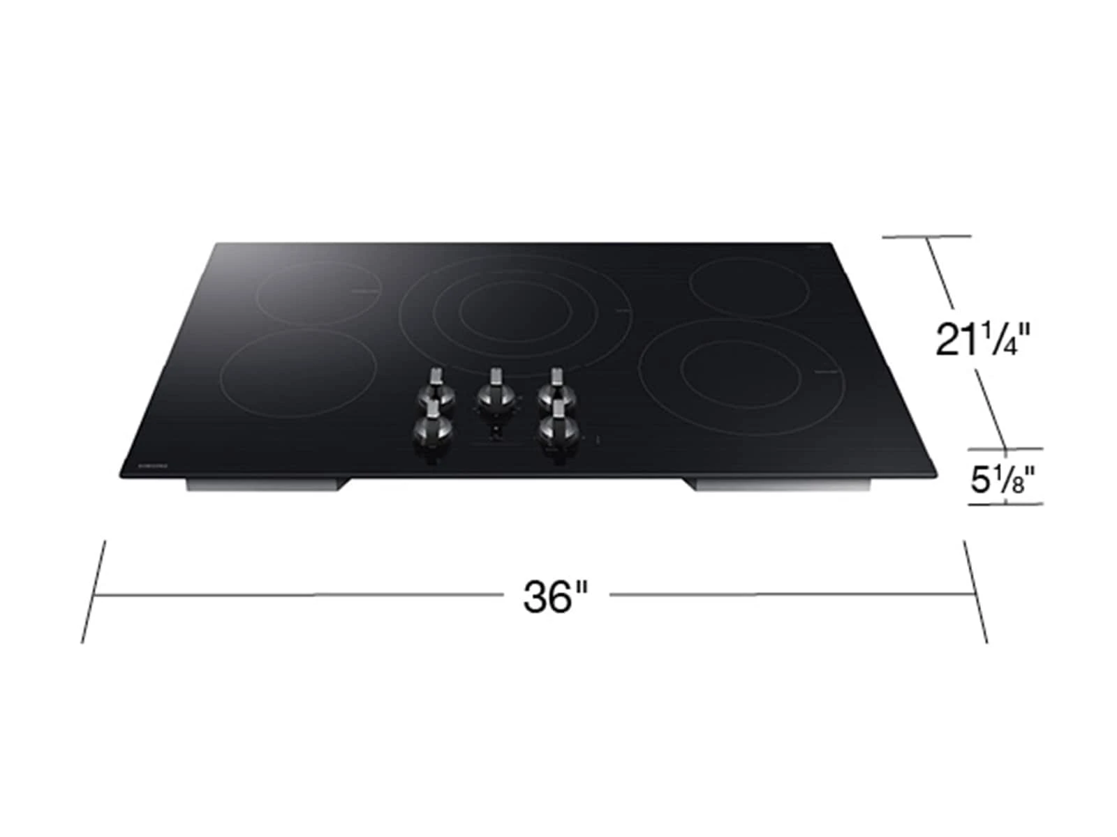 36" Electric ENERGY STAR® Certified Cooktop with Illuminated Knobs NZ36FG6432RKAA