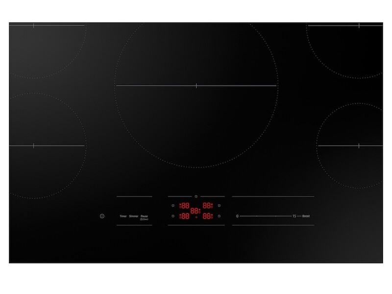 36" Smart Induction Cooktop in Fingerprint Resistant Matte Black Stainless Steel NZ36K7880UGAA