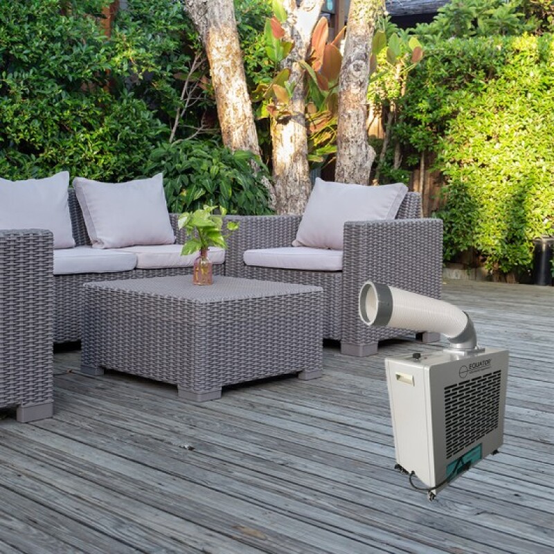 7000BTU Weatherized Outdoor Air Conditioner + Fan IP24 Casters 110V OAC2000, product image 3 of 13