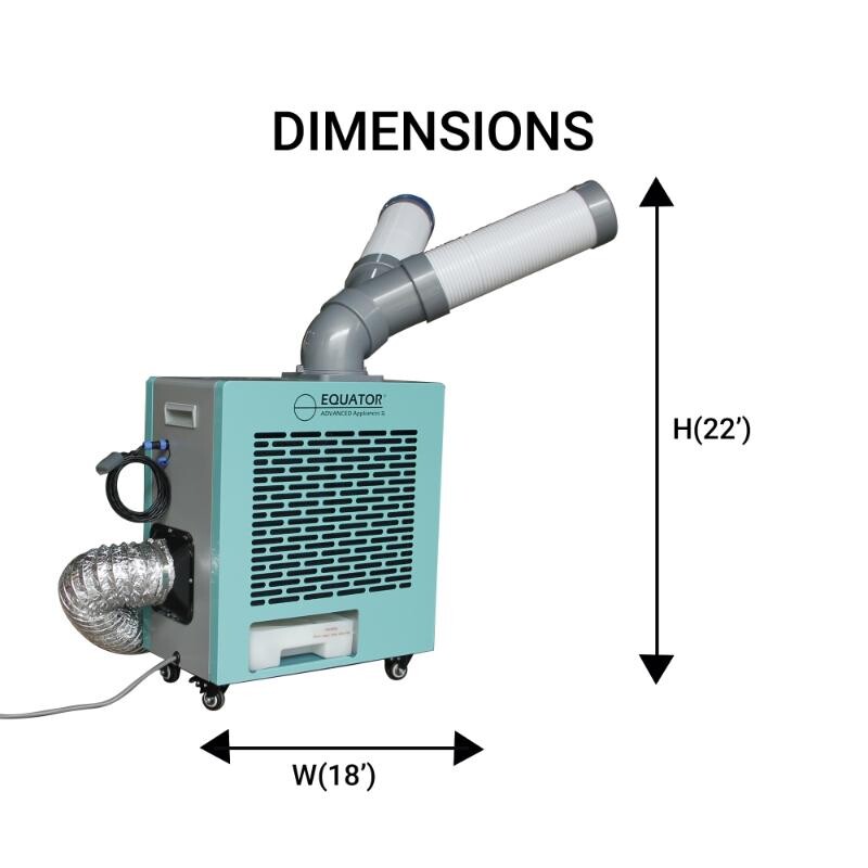 10,000 BTU Outdoor-Indoor 3-in-1 AIR CONDITIONER+HEATER+FAN 110V OAC4000, product image 6 of 9