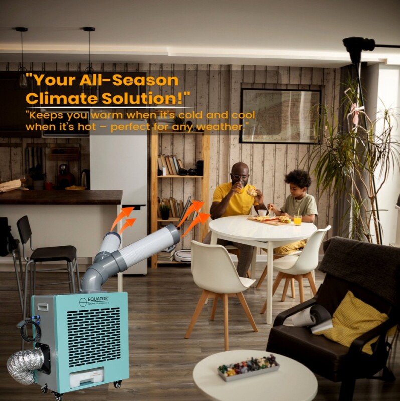10,000 BTU Outdoor-Indoor 3-in-1 AIR CONDITIONER+HEATER+FAN 110V OAC4000, product image 9 of 9