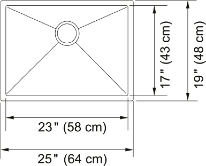 Outdoor Undermount Sink view 2