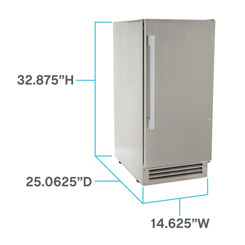 Avanti ELITE Series Outdoor Built-In Ice Maker view 4