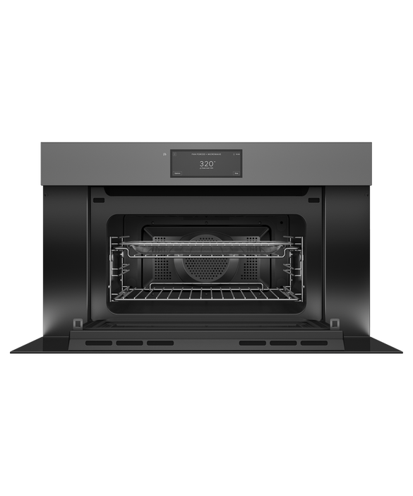 30" Series 9 Minimal Handleless Compact Convection-Speed Oven OM30NMUNG3