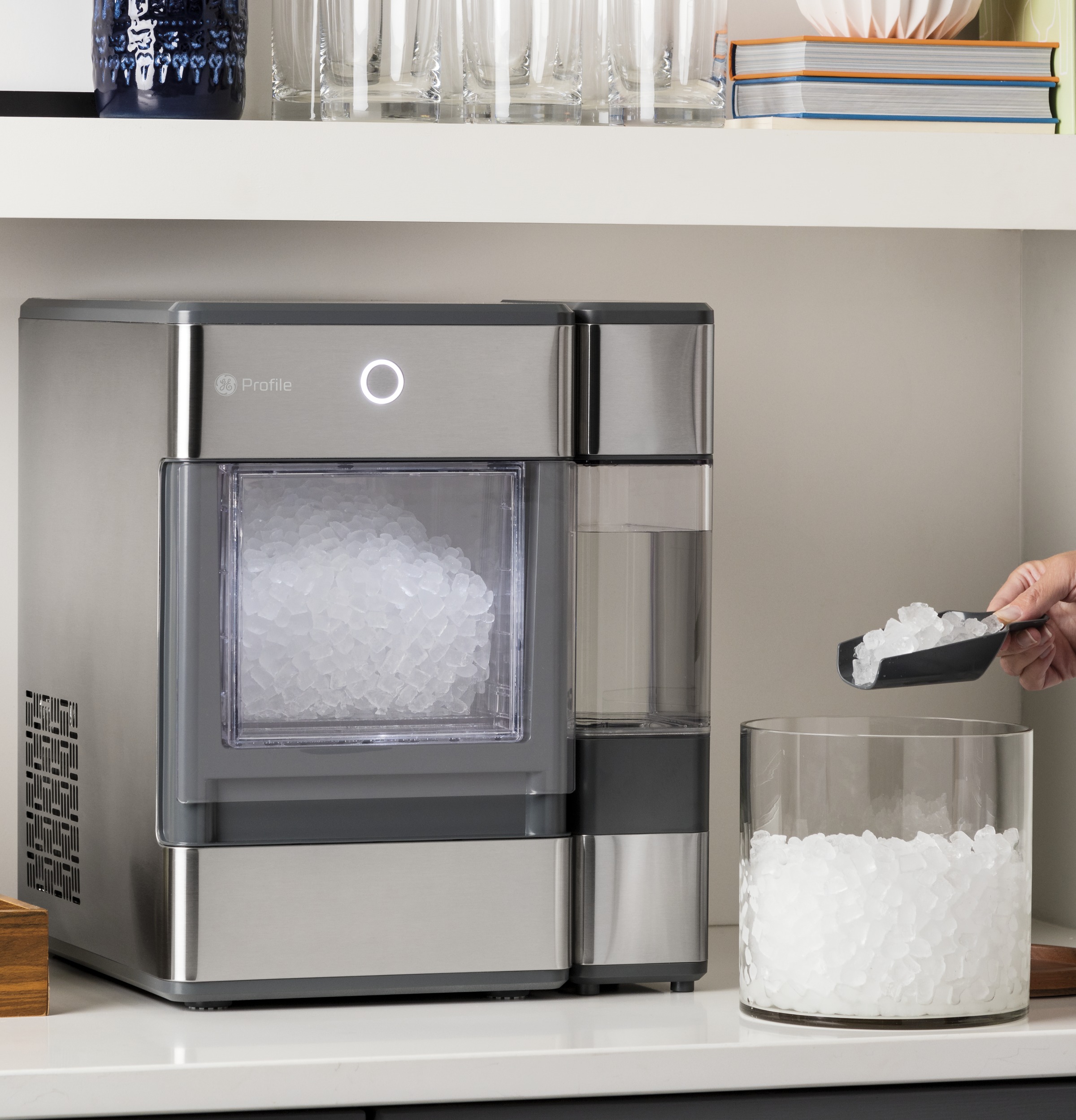 Opal Nugget Ice Maker + Side Tank and Bluetooth OPAL01GEPKT