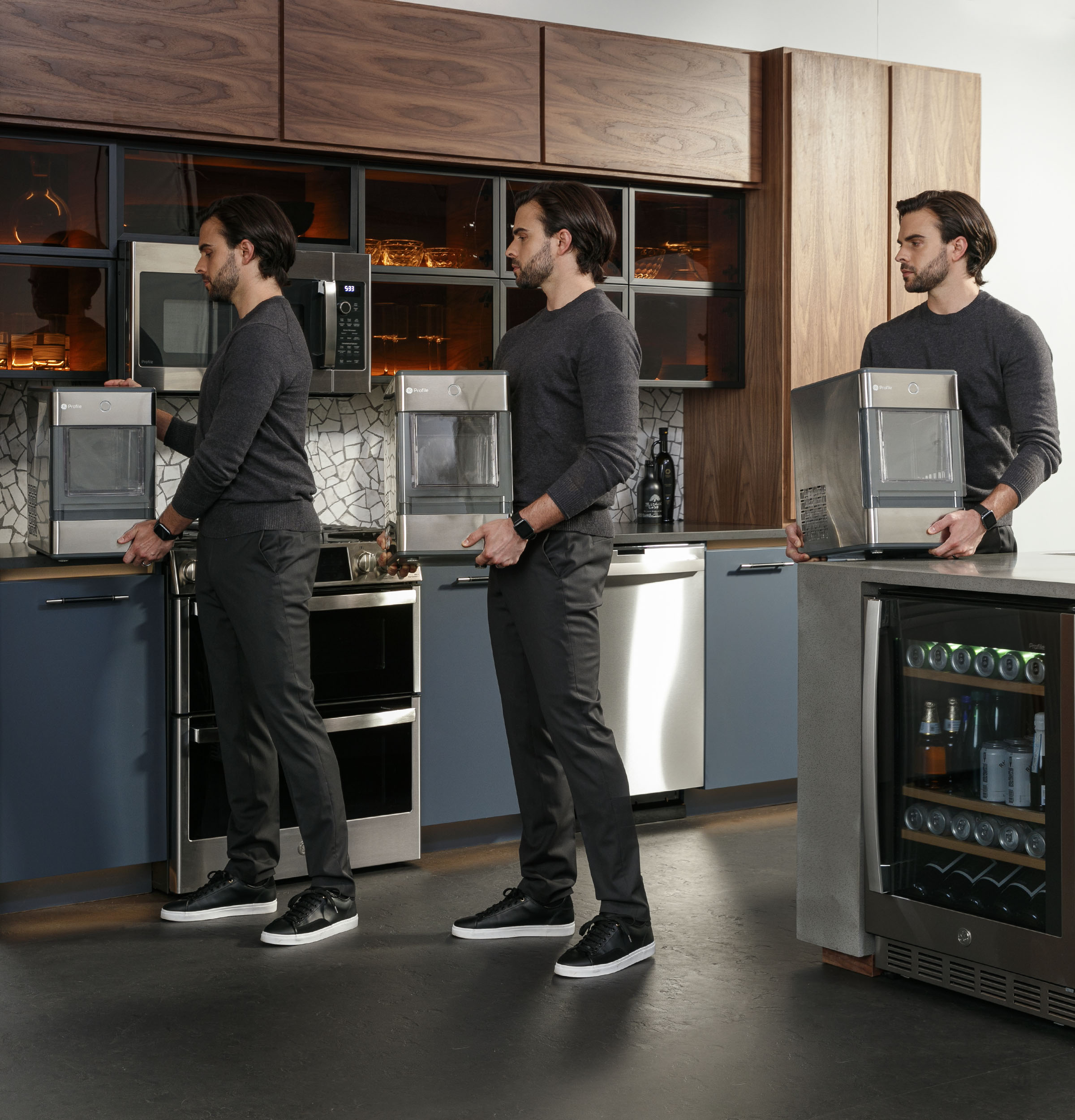 Opal Nugget Ice Maker + Side Tank and Bluetooth OPAL01GEPKT