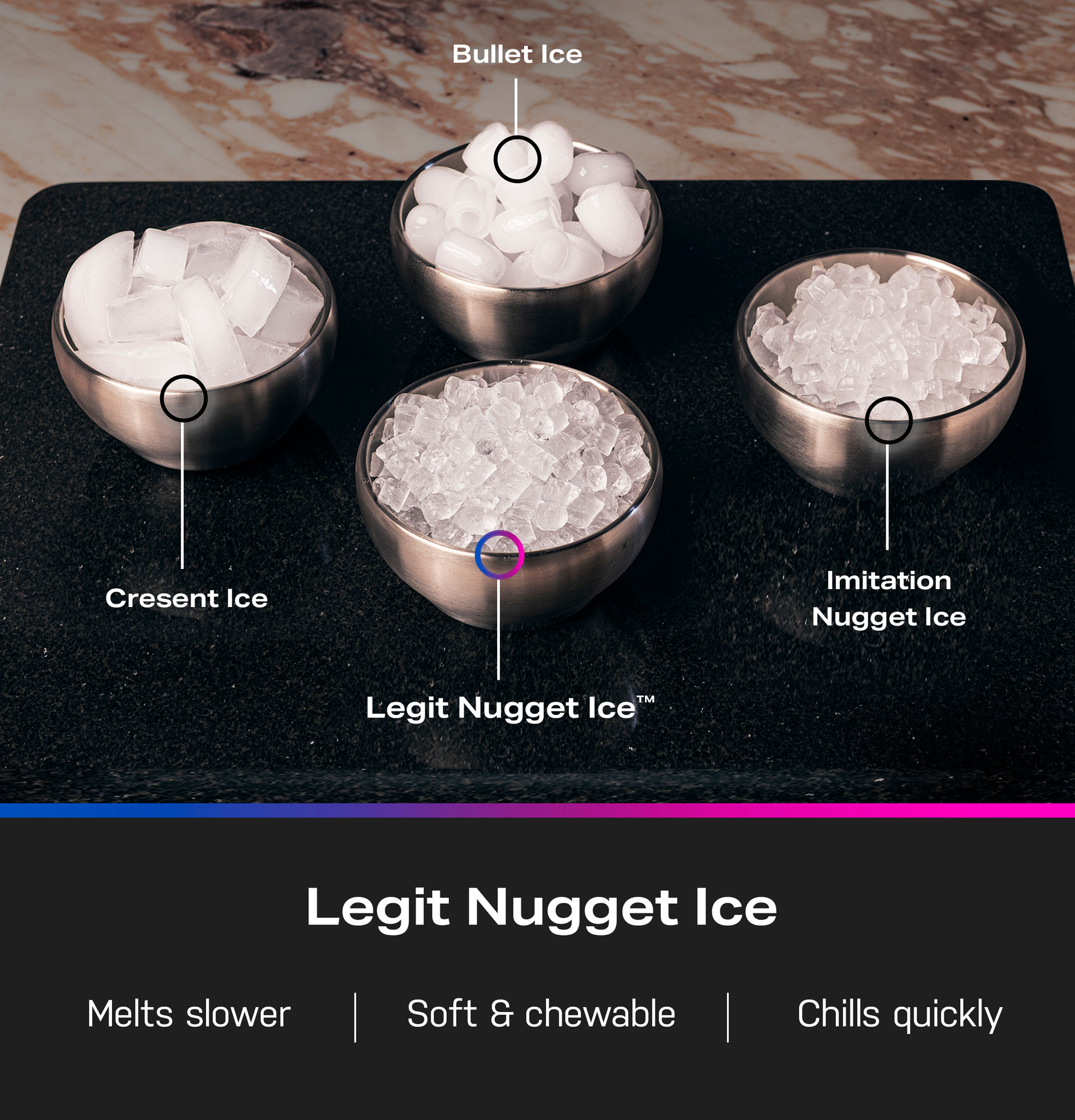 Opal Nugget Ice Maker – Hearth & Hand with Magnolia OPAL01GHWSS