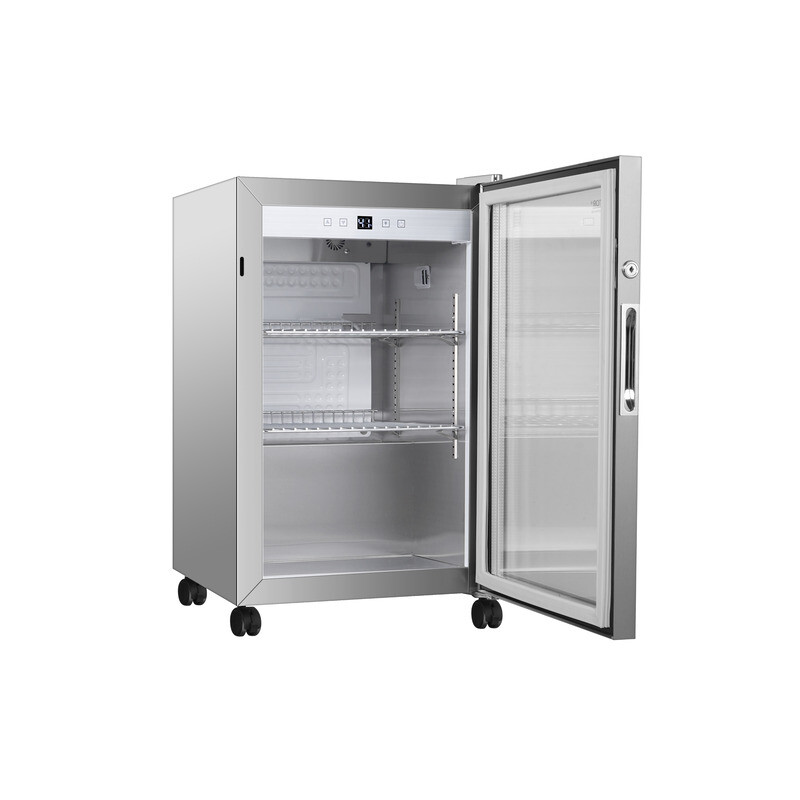 2.3cf Outdoor/Indoor Refrigerator IPX4 SS Builtin/FS 85 Cans Quiet 42dB OR230
