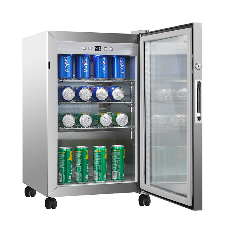 2.3cf Outdoor/Indoor Refrigerator IPX4 SS Builtin/FS 85 Cans Quiet 42dB OR230