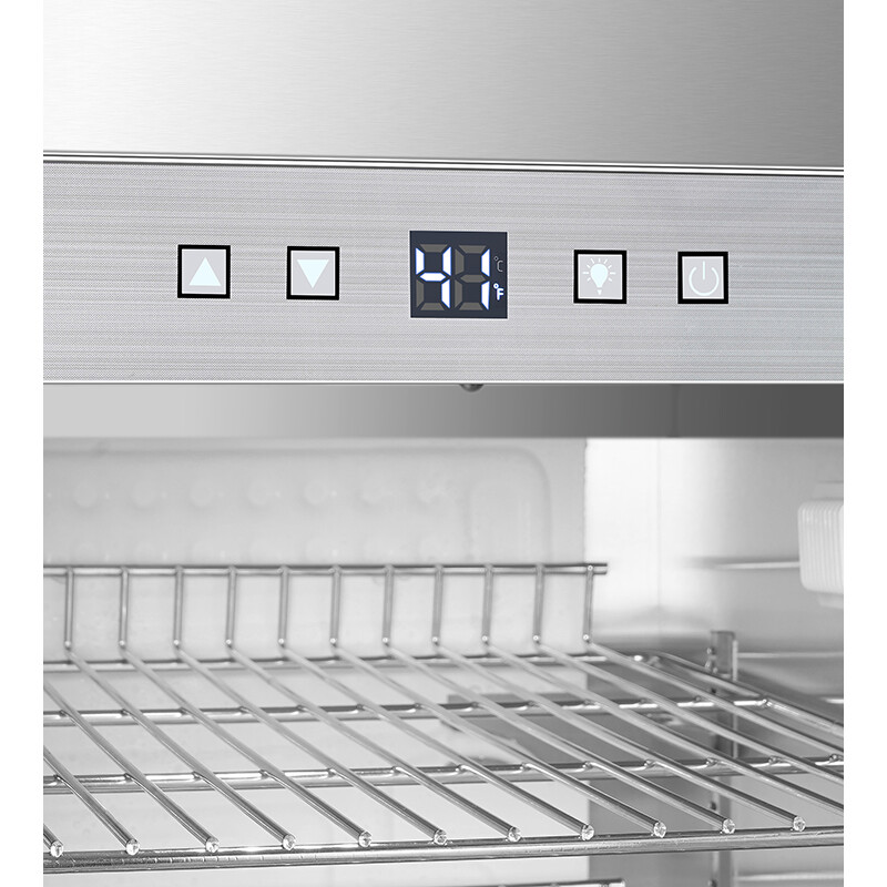2.3cf Outdoor/Indoor Refrigerator IPX4 SS Builtin/FS 85 Cans Quiet 42dB OR230