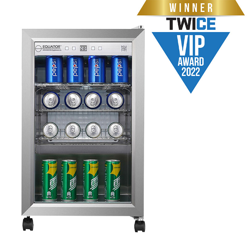 2.3cf Outdoor/Indoor Refrigerator IPX4 SS Builtin/FS 85 Cans Quiet 42dB OR230