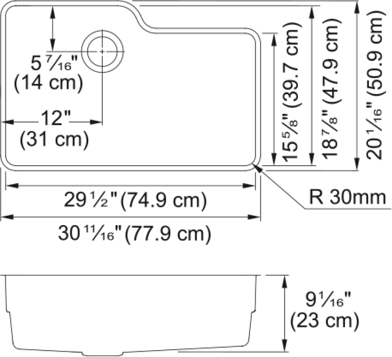 Orca 2.0 Undermount Sink view 2