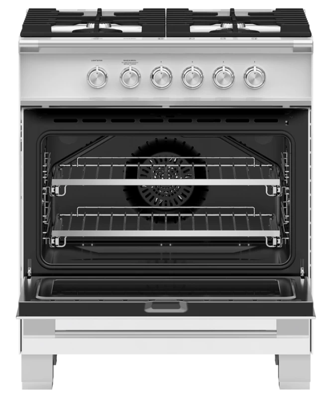 Gas Range, 30", 4 Burners view 2