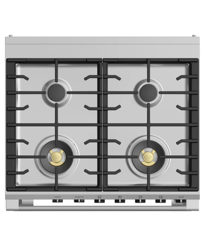 Dual Fuel Range, 30", 4 Burners, Self-cleaning view 3