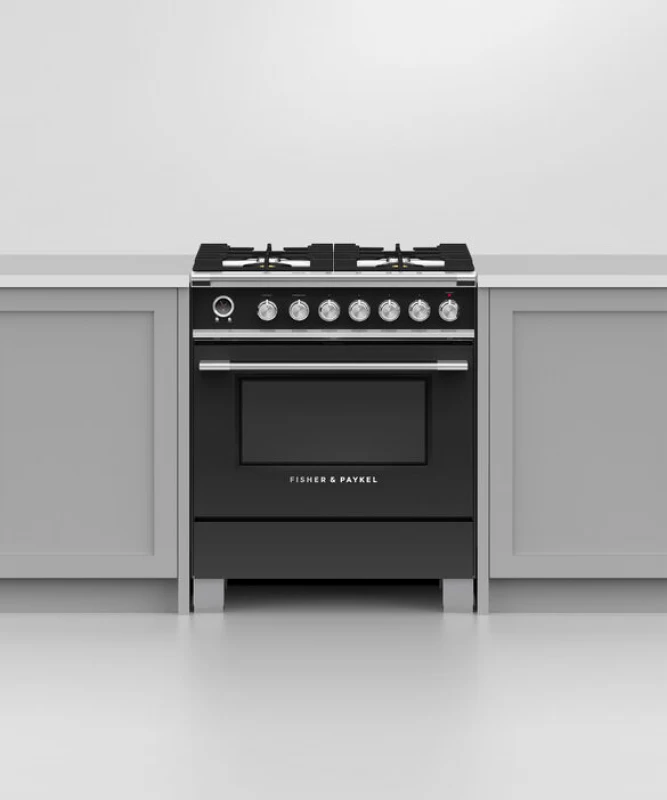 Dual Fuel Range, 30", 4 Burners, Self-cleaning view 4