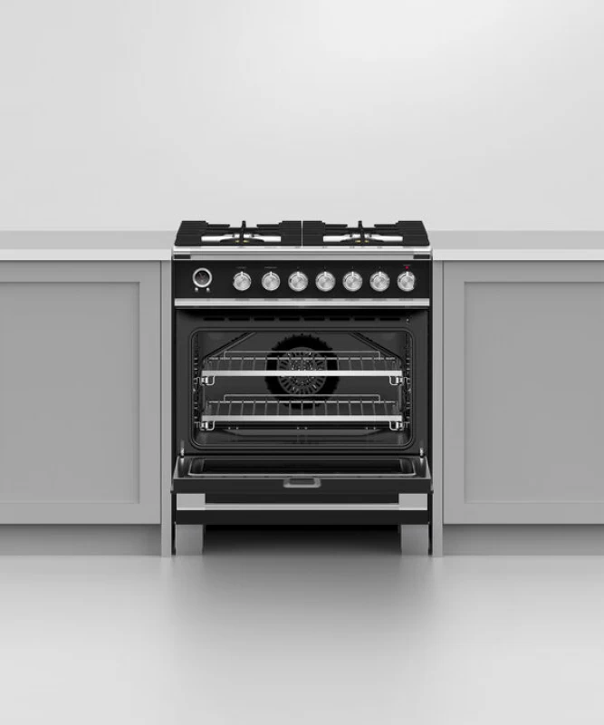 Dual Fuel Range, 30", 4 Burners, Self-cleaning view 5