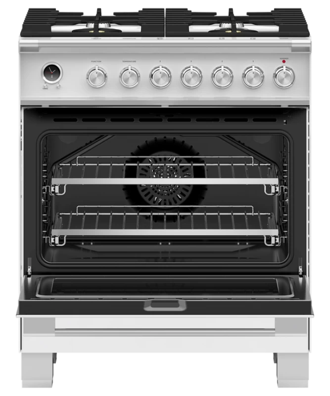 30" Series 9 Classic 4 Burner Dual Fuel Self-Cleaning Range OR30SCG6W1