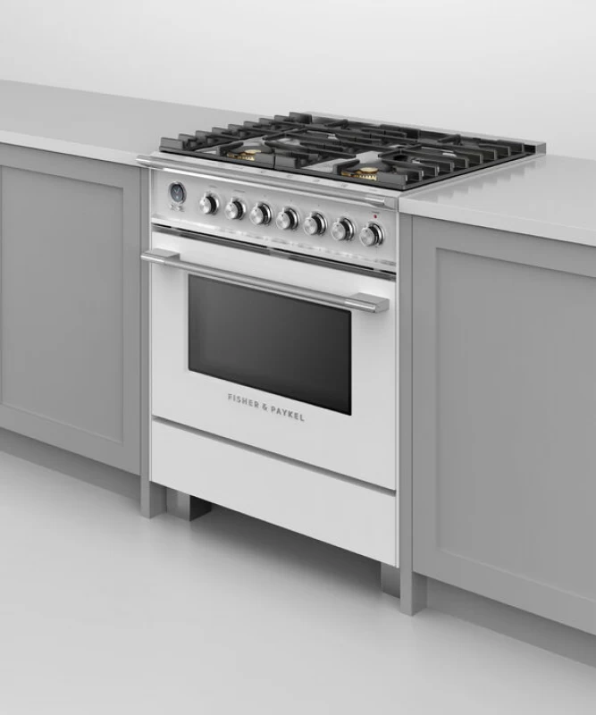 30" Series 9 Classic 4 Burner Dual Fuel Self-Cleaning Range OR30SCG6W1