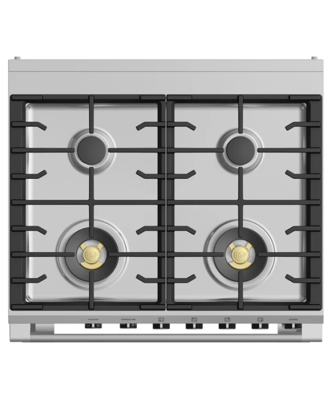 Dual Fuel Range, 30", 4 Burners, Self-cleaning view 3