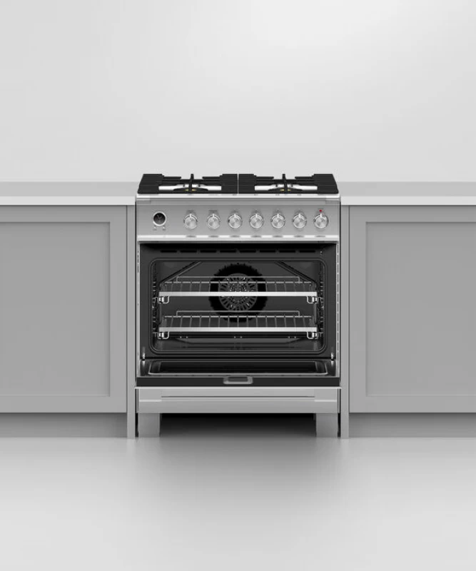 Dual Fuel Range, 30", 4 Burners, Self-cleaning view 5