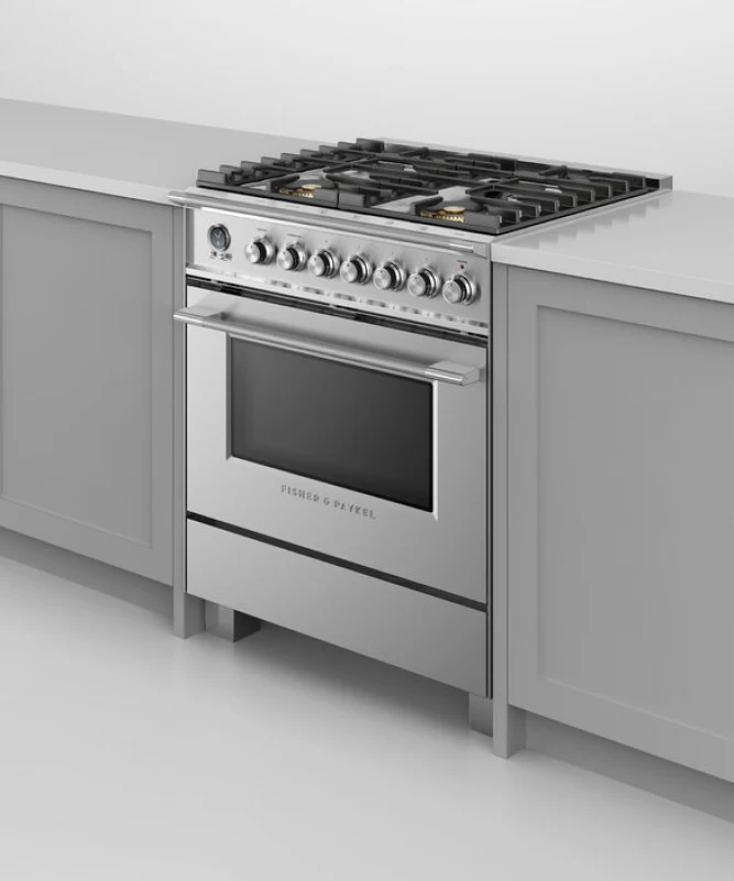 Dual Fuel Range, 30", 4 Burners, Self-cleaning view 6