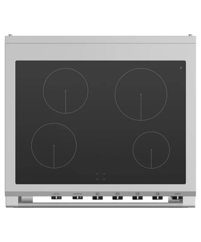 Induction Range, 30", 4 Zones, Self-cleaning view 3
