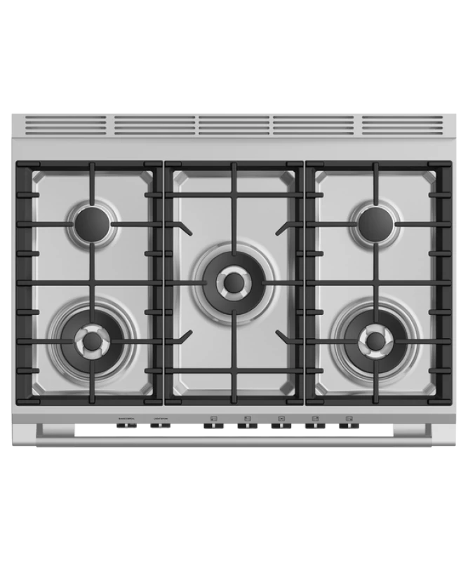 Gas Range, 36", 5 Burners view 4