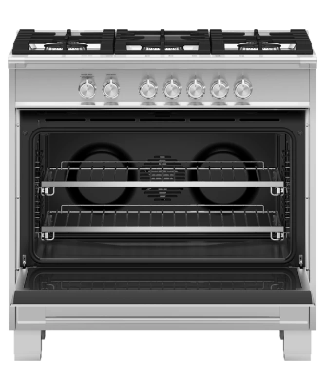 Gas Range, 36", 5 Burners view 2