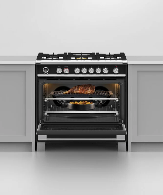 Dual Fuel Range, 36", 5 Burners, Self-cleaning view 7