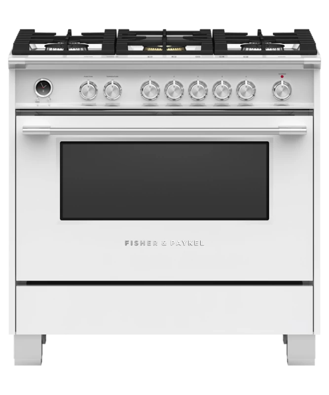 36" Series 9 Classic 5 Burner Dual Fuel Self-Cleaning Range OR36SCG6W1